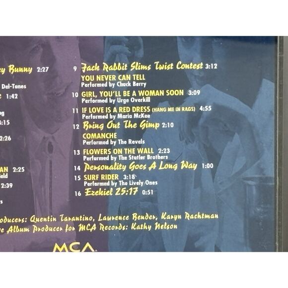 Quentin Tarantino Soundtrack Bundle – Kill Bill Death Proof Pulp Fiction (Lot) - Picture 11 of 16